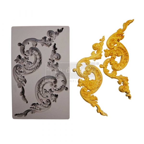 REDESIGN DÉCOR MOULDS® 5″X8″ – ITALIAN VILLA SCROLLS