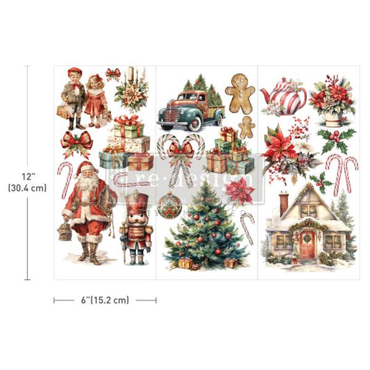 SMALL TRANSFERS – JOYFUL JINGLES – 3 SHEETS, 6″X12″