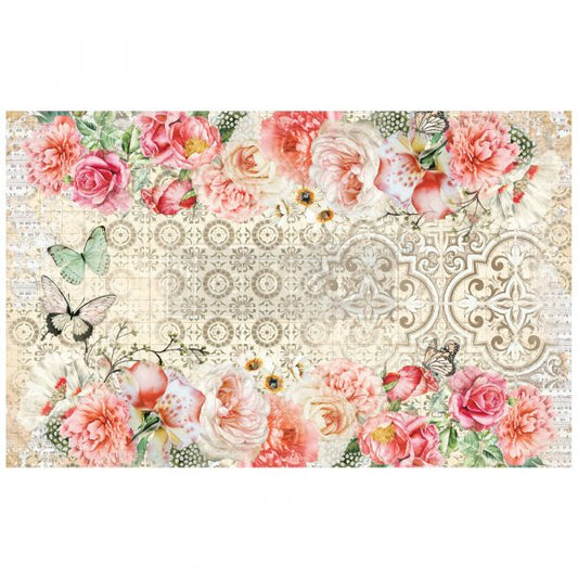 REDESIGN DECOUPAGE DECOR TISSUE PAPER – LIVING CORAL – 2 SHEETS (19″ X 30″)