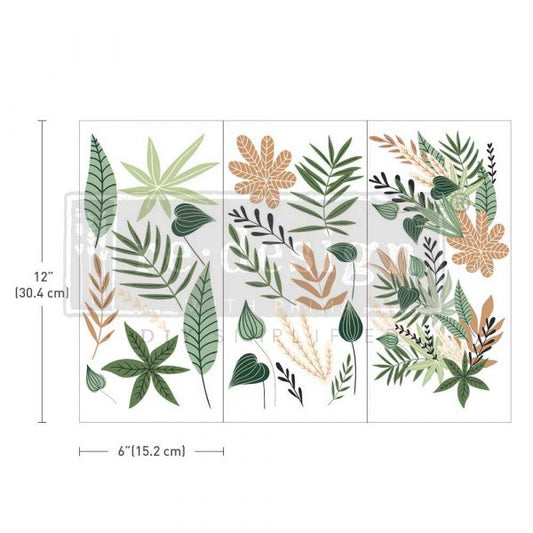 SMALL TRANSFERS – GREENERY HOUSE – 3 SHEETS, 6″X12″