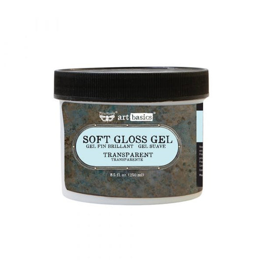 ART BASICS – SOFT Gloss DECOUPAGE GEL Jar- Decoupage Adhesive (8.5 FL. OZ.)