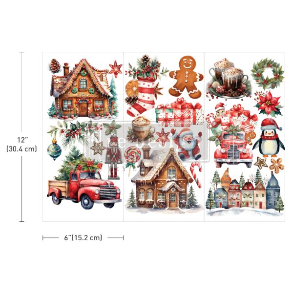 SMALL TRANSFERS – WINTER WONDERLAND WONDERS – 3 SHEETS, 6″X12″